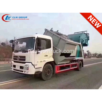 ใหม่มาถึง Dongfeng 12cbm รถบรรทุกเก็บขยะ